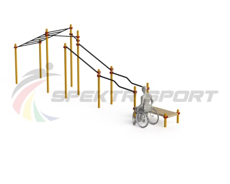 Купить Спортивный комплекс для инвалидов-колясочников WRK-D22_76mm в Осе 