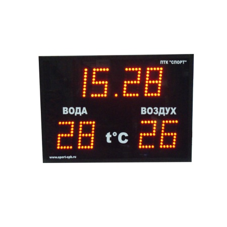 Купить Часы-термометр СТ1.13-2t для бассейна в Осе 