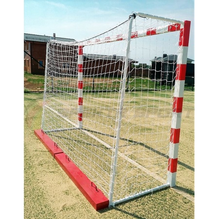 Купить Ворота мини-футбольные без сетки 2х3х1 м. (добровольный серт.) с накидным противовесом 25 кг в Осе 