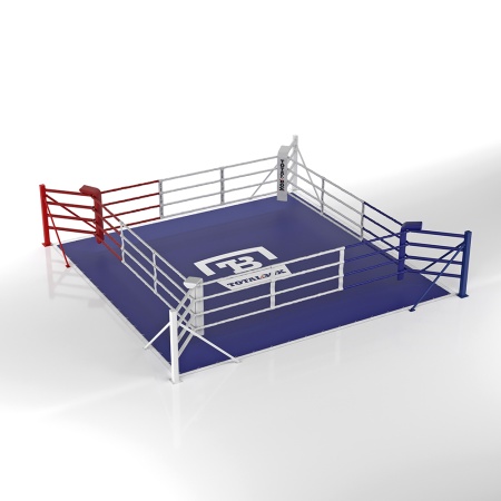 Купить Ринг боксерский напольный Totalbox на упорах 6х6м в Осе 