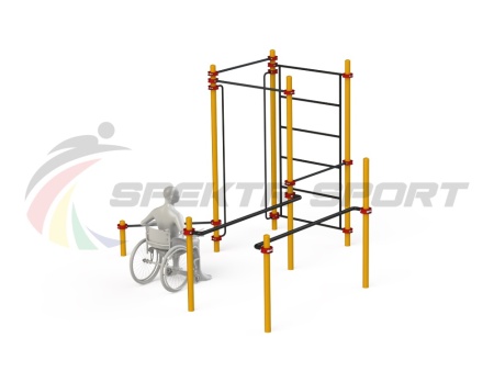 Купить Спортивный комплекс для инвалидов-колясочников WRK-D18_76mm в Осе 