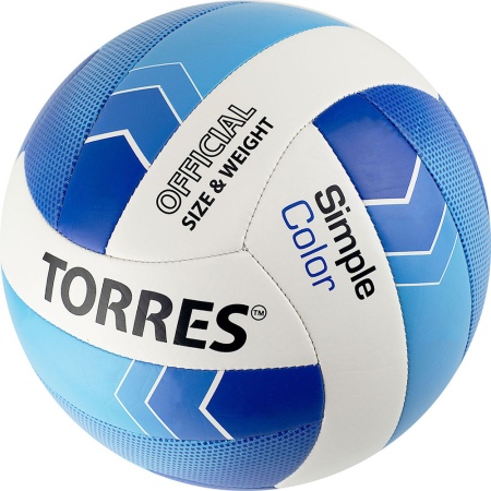 Купить Мяч волейбольный Torres Simple Color любительский р.5 в Осе 